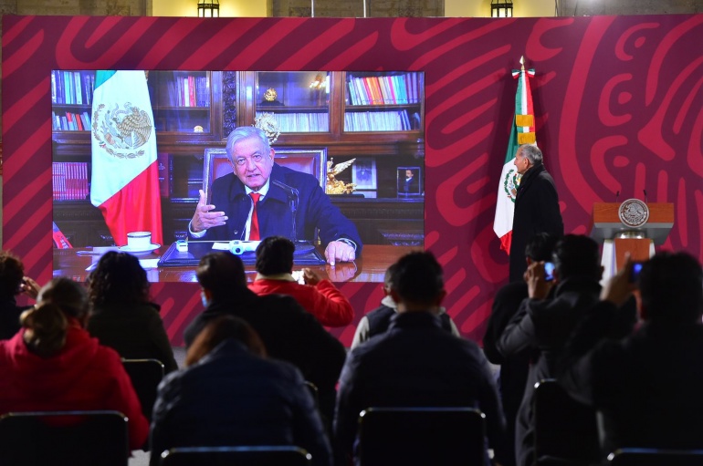 Pide el presidente Andrés Manuel López Obrador a embajadores y cónsules no pelear con gobiernos extranjeros.