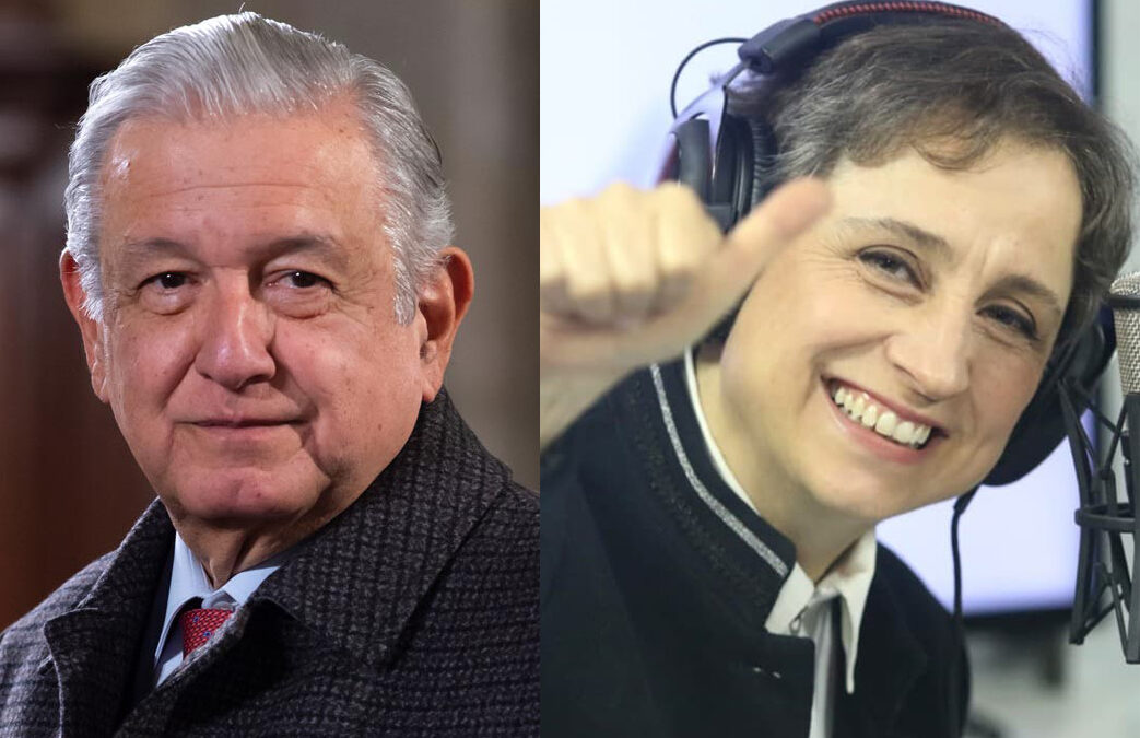 Andrés Manuel López obrador señala a Aristegui de estar en contra de él dijo la periodista.