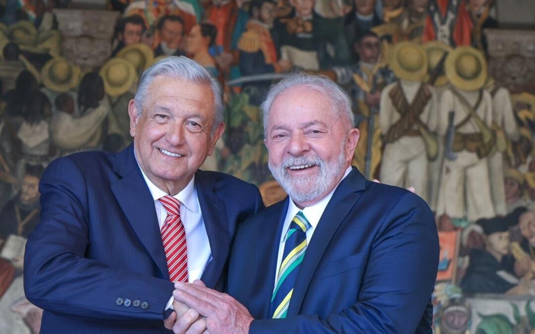 “Nos une la hermandad de nuestros pueblos”, Andrés Manuel López Obrador se reúne con Lula da Silva.