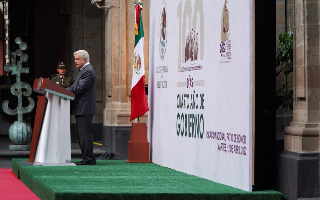 Andrés Manuel López Obrador; estamos quitando al crimen a los jóvenes con educación y empleo.