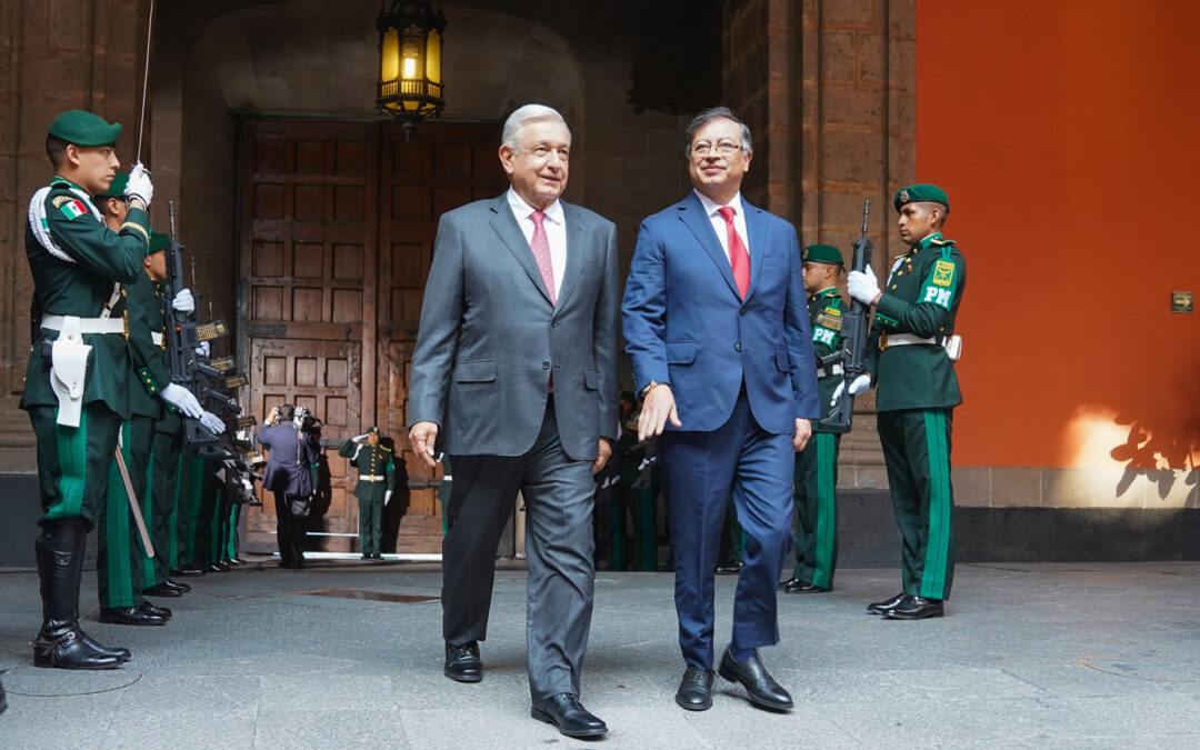 Encuentro Gustavo Petro- Andrés Manuel López Obrador, “lleno de Hermandad”