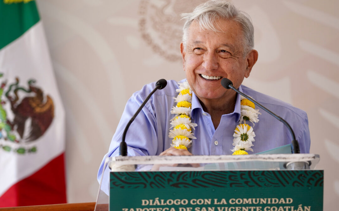 “Nada por la Fuerza” AMLO destaca acuerdos con comunidades de Oaxaca.