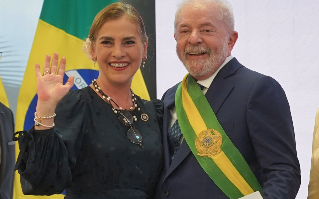 Toma Protesta Lula Da Silva como presidente de Brasil.