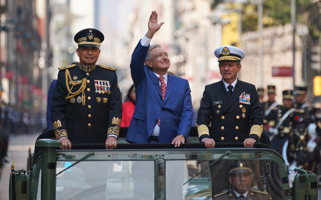 Ejército refrenda lealtad al Gobierno de México en la 110 Marcha de la Lealtad.