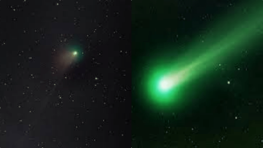 Cometa Verde:  A si como se podrá ver este fenómeno astronómico.