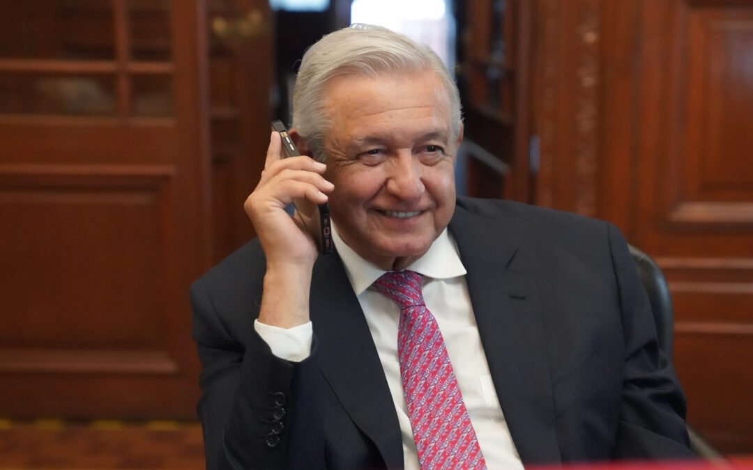 AMLO y Lula dialogan por teléfono; “visitare México a la brevedad” señala.