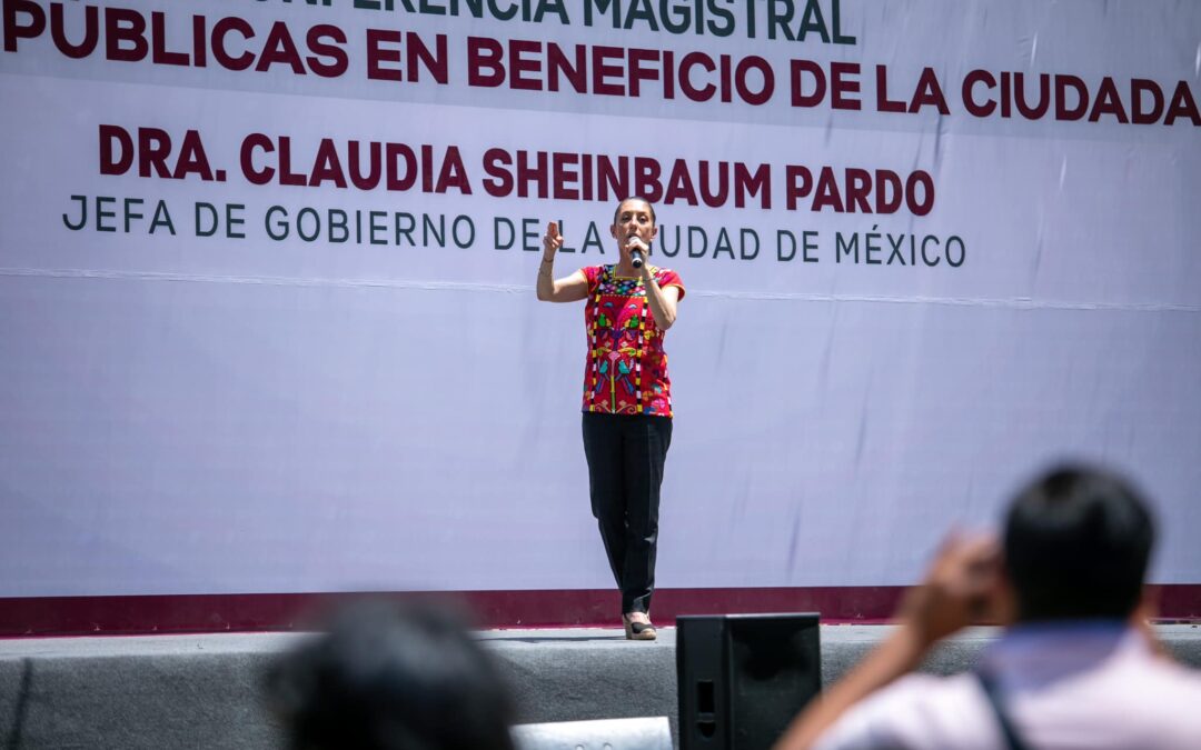 Sheinbaum destaca que en México se acabo el neoliberalismo y lo califica como “histórico”.